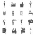 Salesman Icons Set