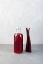 Salgam- Traditional Turkish fermented drink made with water, purple carrot or turnip juice