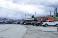 The Monarch Crest gift shop and restaurant at the top of Monarch Pass, a high mountain road Royalty Free Stock Photo