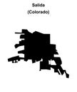 Salida outline map Royalty Free Stock Photo