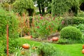 Salignac Eyvigues France - october 7 2023 : the Eyrignac manor gardens