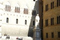 Salimbeni Square, arch, historic site, building, tourist attraction Royalty Free Stock Photo