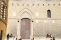 Salimbeni Square, historic site, arch, wall, building Royalty Free Stock Photo