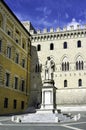 Salimbeni Square, Siena. Color image Royalty Free Stock Photo