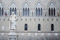 Salimbeni square. Siena Royalty Free Stock Photo