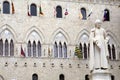 Salimbeni square, Siena, Tuscany Italy Royalty Free Stock Photo