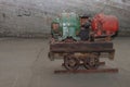 Salina slanic prahova, old salt mining equipment Royalty Free Stock Photo