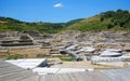 Salinas de Anana in Basque Country, Spain Royalty Free Stock Photo