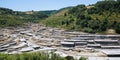 Salinas de Anana in Basque Country, Spain Royalty Free Stock Photo