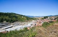 Salinas de Anana in Basque Country, Spain Royalty Free Stock Photo