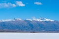 Salinas Grandes Salt desert in the Jujuy, Argentina Royalty Free Stock Photo