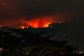 Salinas River Fire from Monterey, 08/16/2020 Royalty Free Stock Photo