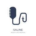 Saline icon. Trendy flat vector Saline icon on white background