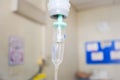 saline IV drip for patient Royalty Free Stock Photo