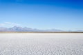 Saline lagoon with mountain San Pedro de Atacama