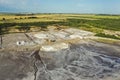 Saline lagoon in Pampas Landscape, La Pampa