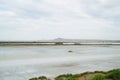 Saline,salt lake Baskunchak. Astrakhan region. Russian landscape Royalty Free Stock Photo