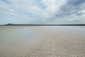 Saline,salt lake Baskunchak. Astrakhan region. Russian landscape Royalty Free Stock Photo