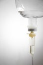 Saline solution in vignette style Royalty Free Stock Photo