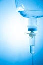 Saline solution in vignette style Royalty Free Stock Photo