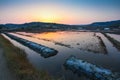 Saline in Strunjan, Slovenia