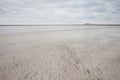 Saline (salt lake) Baskunchak landscape. Royalty Free Stock Photo