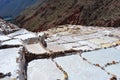 Salineras de Mara salt fields in Cusco, Peru