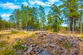 Salis Battery Hill at Aland islands in Finland