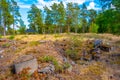 Salis Battery Hill at Aland islands in Finland