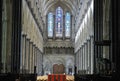 United Kingdom, England, Salisbury - Interior of the Salisbury Cathedral Royalty Free Stock Photo