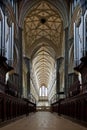 Salisbury Cathedral interior Royalty Free Stock Photo