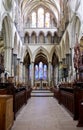 Salisbury Cathedral Interior Aisle Royalty Free Stock Photo