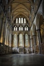 Salisbury cathedral interior Royalty Free Stock Photo