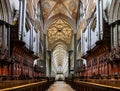 Salisbury Cathedral Interior Royalty Free Stock Photo