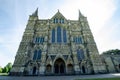 Salisbury Cathedral, In Spring Season, Salisbury, England Royalty Free Stock Photo