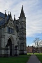 West Front, Salisbury Cathedral, Wiltshire, UK Royalty Free Stock Photo