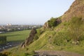 Salisbury Crags, Holyrood Park, Edinburgh Royalty Free Stock Photo