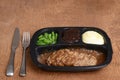 Salisbury steak tv dinner