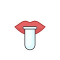 Saliva test icon