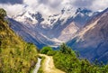 Salkantay Mountain Hike, Peru Royalty Free Stock Photo