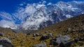 Salkantay Mountain Hike, Peru Royalty Free Stock Photo