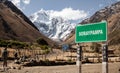 The Salkantay Trail on the way to Machu Picchu, Peru