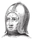 Sallet or Schaller vintage engraving