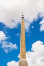 Rome, Italy - September 14, 2017: Sallustian Obelisk of Trinity of the Mountains.