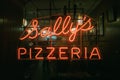 Sallys Apizza neon sign, New Haven, Connecticut