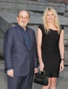 Salman Rushdie and Mary Ostrum Royalty Free Stock Photo
