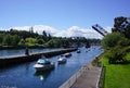 Ballard Ship Locks Loading Boats Royalty Free Stock Photo