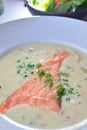 Salmon Chowder Royalty Free Stock Photo