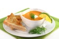 Salmon cream soup