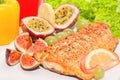 Salmon diet food